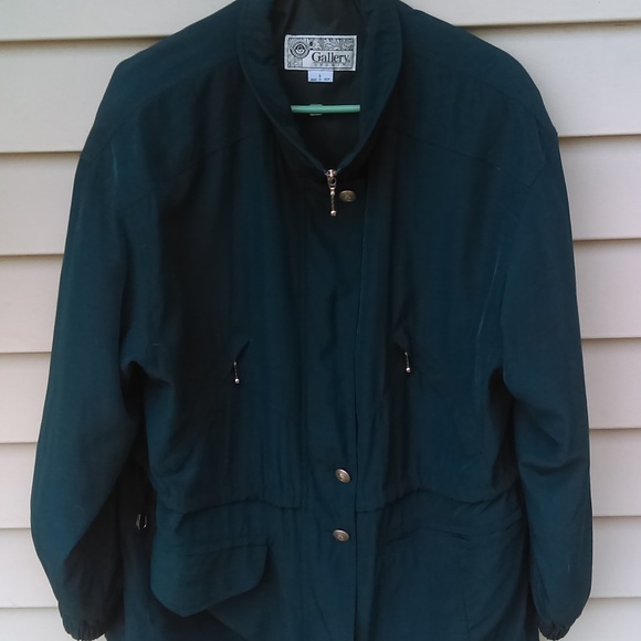 Gallery Sport Jackets & Blazers - Gallery Sport teal color jacket Vintage sz L
